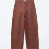 Pantaloni larghi in cotone dal taglio morbido