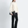 Pantaloni sartoriali con piega a pressione