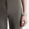 Pantaloni sartoriali con piega a pressione