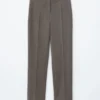 Pantaloni sartoriali con piega a pressione
