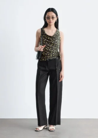 Pantaloni sartoriali in lino