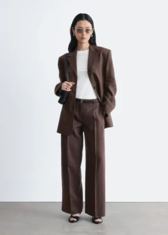 Pantaloni sartoriali in lino