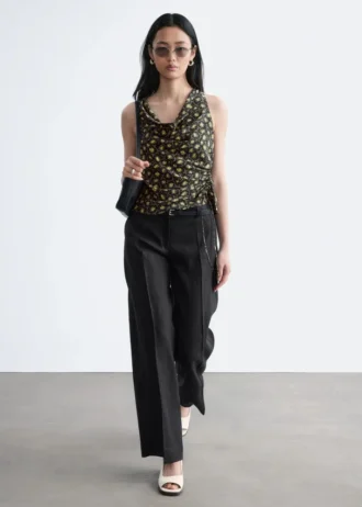 Pantaloni sartoriali in lino
