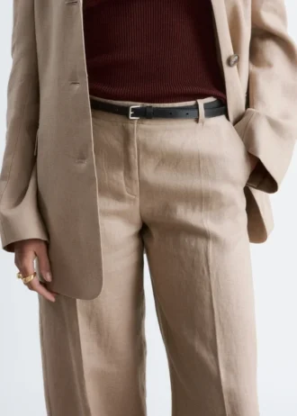Pantaloni sartoriali in lino