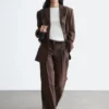Pantaloni sartoriali in lino