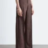 Pantaloni sartoriali in lino