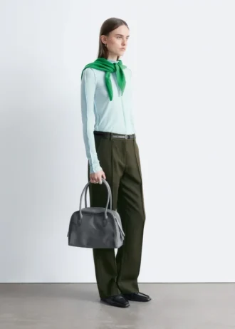 Pantaloni sartoriali in misto lana