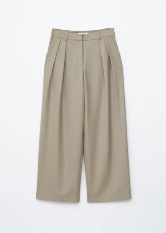 Pantaloni sartoriali in misto lana