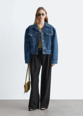 Pantaloni sartoriali in misto lana