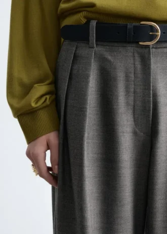 Pantaloni sartoriali in misto lana