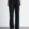 Pantaloni sartoriali in misto lana