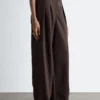Pantaloni sartoriali in misto lana