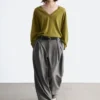Pantaloni sartoriali in misto lana