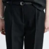 Pantaloni sartoriali in misto lana