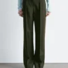 Pantaloni sartoriali in misto lana