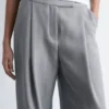 Pantaloni sartoriali in misto lana