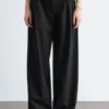 Pantaloni sartoriali in misto lana