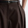 Pantaloni sartoriali in misto lana