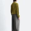 Pantaloni sartoriali in misto lana