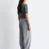 Pantaloni sartoriali in misto lana