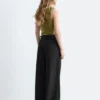 Pantaloni sartoriali in misto lana