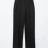 Pantaloni sartoriali in misto lana