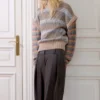 Maglione a righe