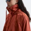 Parka tecnico in nylon con cappuccio