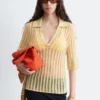 Polo a maglia larga