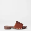 Sandali clog con lacci