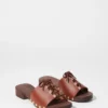 Sandali clog con lacci