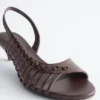 Sandali in pelle con cinturini