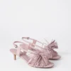 Sandali in pelle con frange