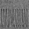 Sciarpa-coperta in lana con frange