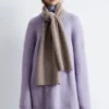 Sciarpa in maglia di cashmere