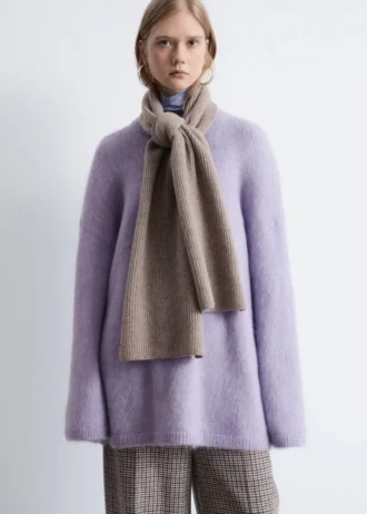 Sciarpa in maglia di cashmere