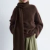 Sciarpa in maglia di cashmere