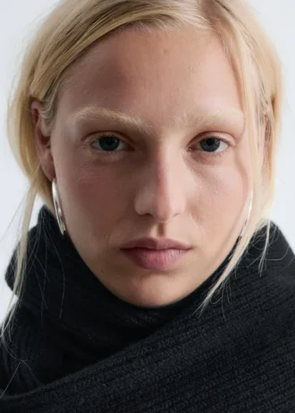 Sciarpa in maglia di cashmere