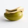 Set di 2 anelli scultorei