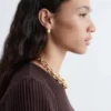 Set di 2 orecchini scultorei