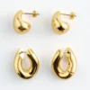 Set di 2 orecchini scultorei
