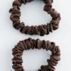 Set di due elastici per capelli in seta