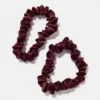 Set di due elastici per capelli in seta
