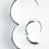 Set di orecchini a cerchio