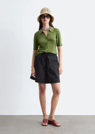 Shorts al ginocchio con coulisse