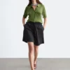 Shorts al ginocchio con coulisse