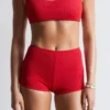 Shorts da bikini a vita alta