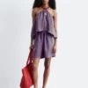 Shorts di seta con coulisse