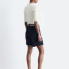 Shorts in denim a vita alta