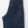 Shorts in denim a vita alta